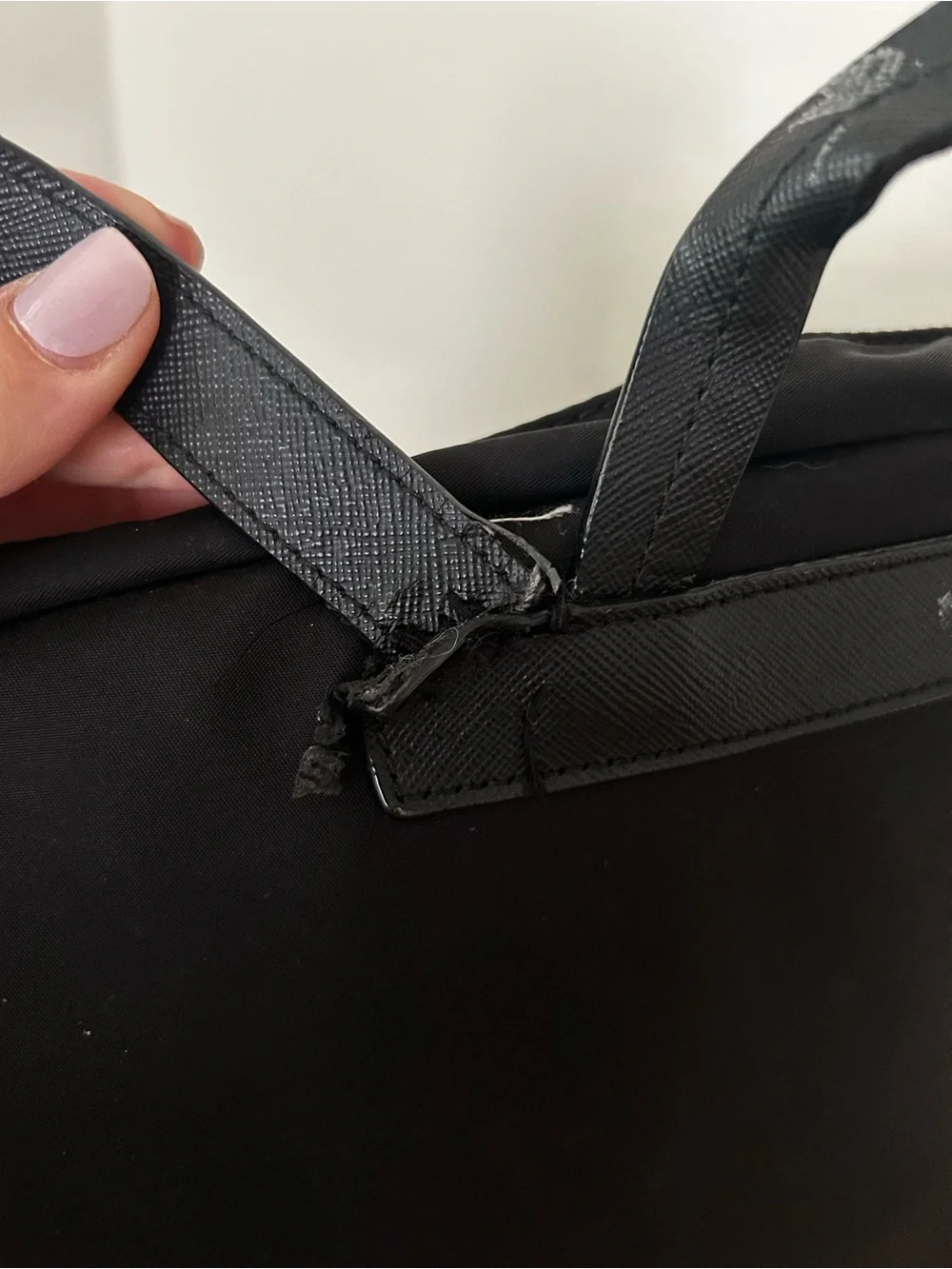 Kate Spade Black Nylon Backpack